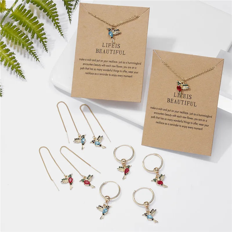 ChirpCharm - Hummingbird Dangles