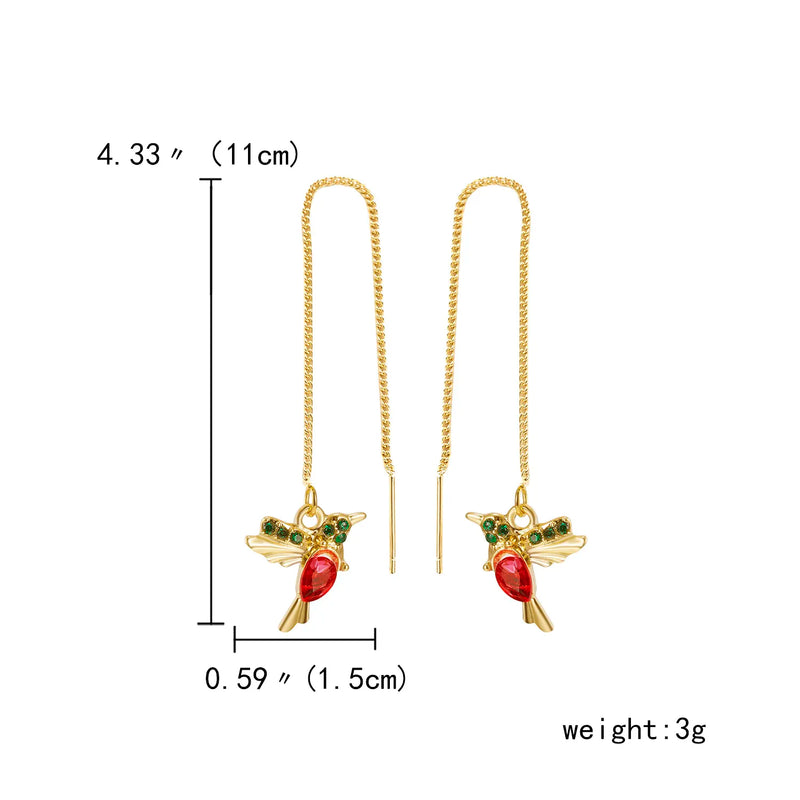 ChirpCharm - Hummingbird Dangles