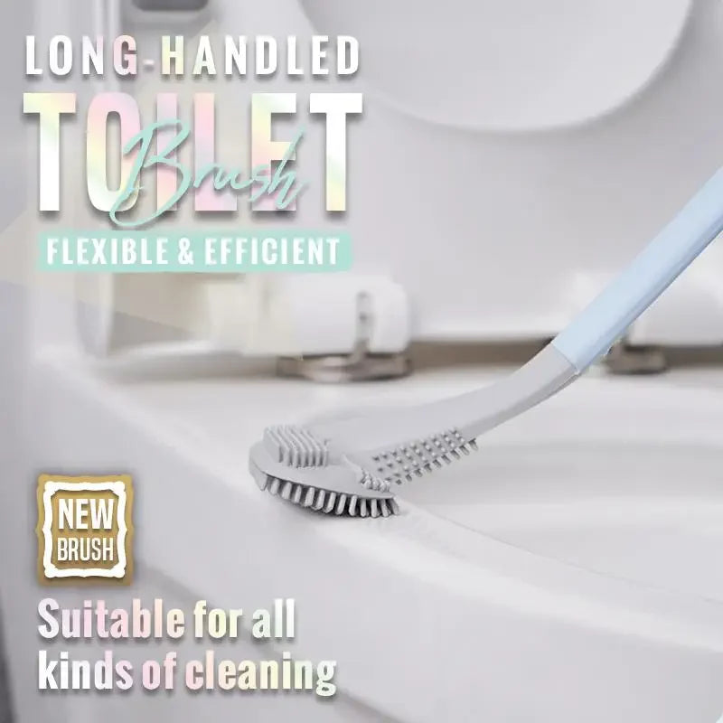 CornerCraft - Flexible Silicone Toilet Brush Set