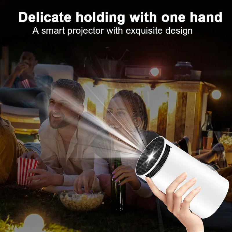 AuraCine Harmony Projector - Home Cinema Outdoor Projetor