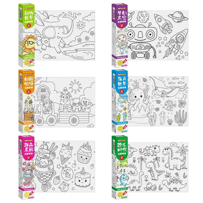 KidsCraft - Coloring paper roll