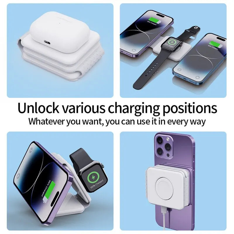 3 in 1 MagFold charging station